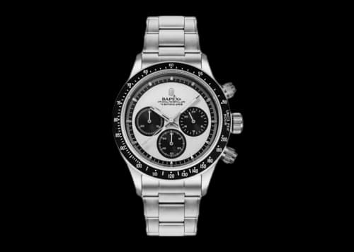 BAPE A Bathing Ape Classic Type 4 BAPEX Watch White
