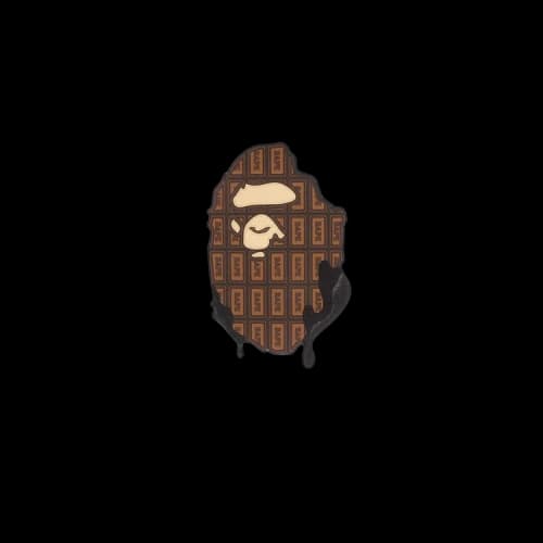 BAPE Valentine Chocolate Ape Head Tee 'White'