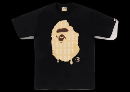 BAPE Valentine Chocolate Ape Head Tee (SS23) Black