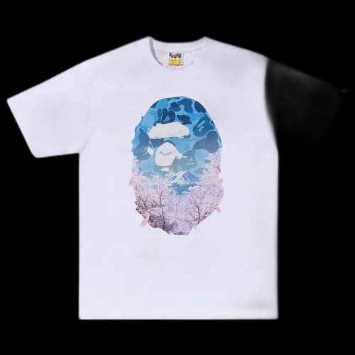 BAPE Sakura Photo Ape Head 'White'