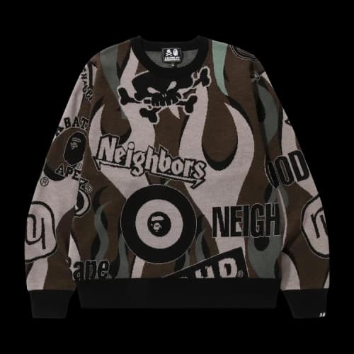 BAPE x Neighborhood Relaxed Fit Knit 'Green'