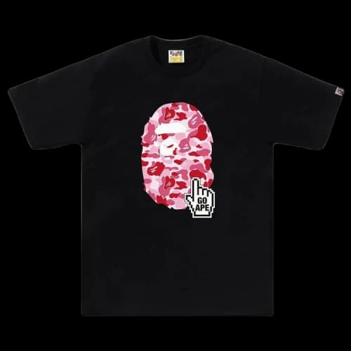 BAPE ABC Camo Tee (Online Exclusive) 'Black/Pink'
