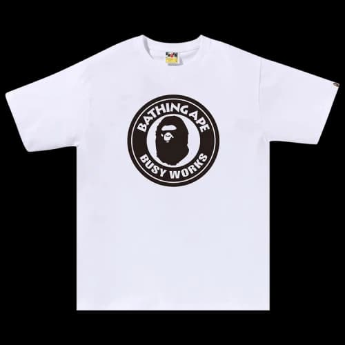 BAPE Bicolor Busy Works Tee 'White'