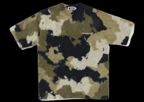 BAPE Chusen Dye Relaxed Fit Tee Olive Drab