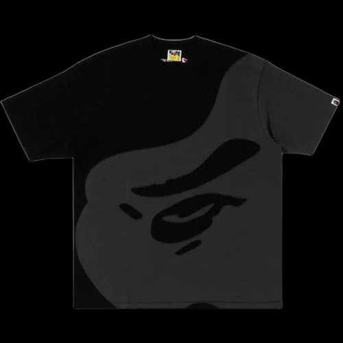 BAPE Ape Head Patch Oversized Tee 'Black'