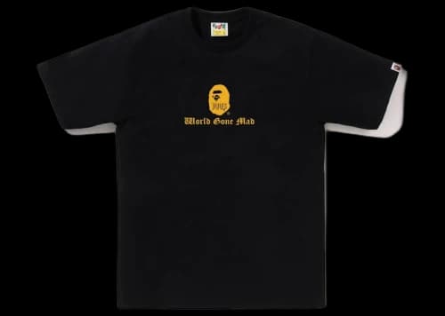 BAPE A Bathing Ape Logo Tee Black