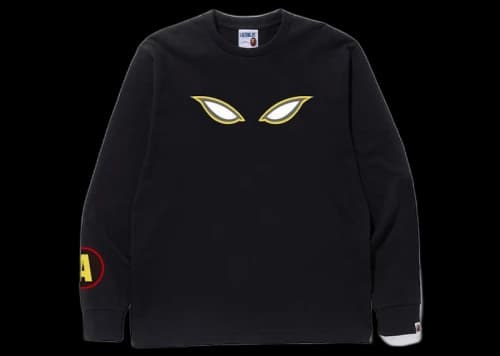 BAPE Shadow L/S Tee Black