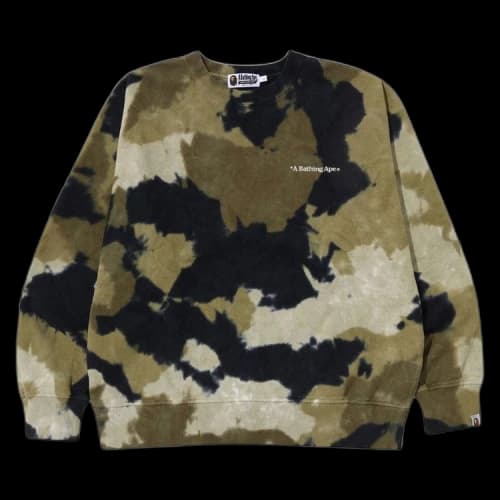 BAPE Chusen Loose Fit Crewneck 'Olive Drab'