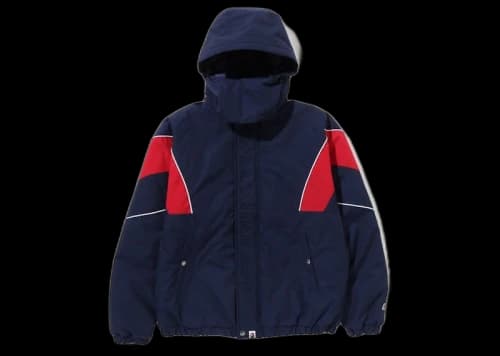 BAPE Football Jacket Navy