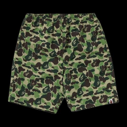 BAPE ABC Camo Beach Shorts 'Green'