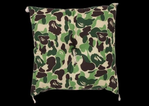 BAPE ABC Camo Japanese Cushion Green