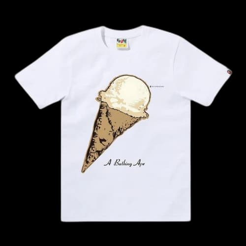 BAPE Ice Cream Tee 'White'