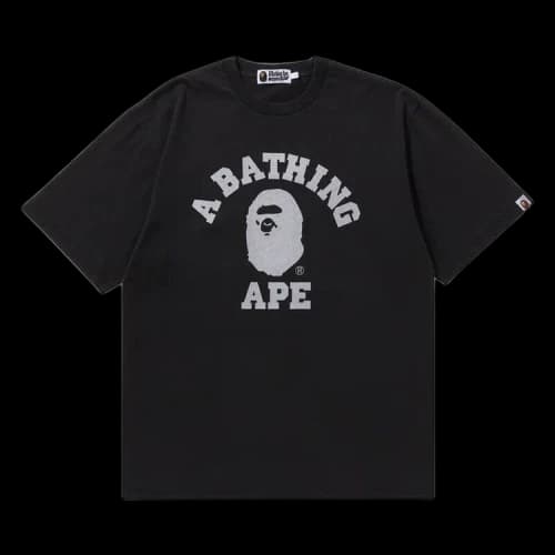 BAPE College Overdye Tee 'Black'