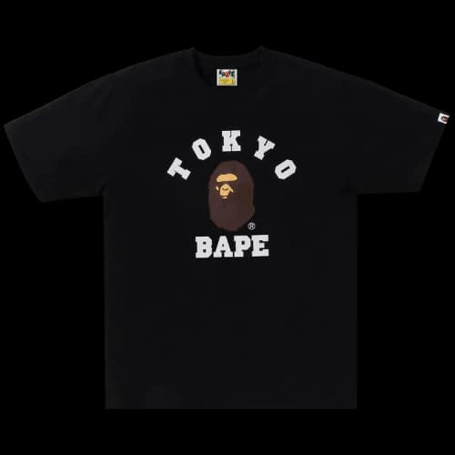 BAPE City Tee Tokyo College 'Black'