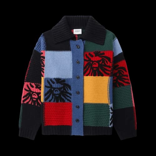 BAPE Hand Knit Patchwork Sweater 'Multicolor'