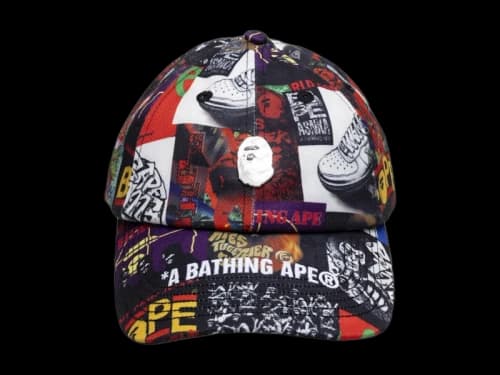 BAPE Album Monogram Cap Multicolor