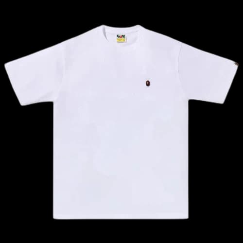 BAPE A Camping Ape One Point Tee 'White'