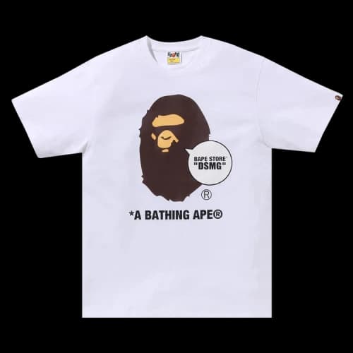 BAPE Store Dsmg Ape Head Tee 'White'