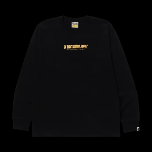 BAPE Japan Culture Souvenir Long-Sleeve Tee 'Black'