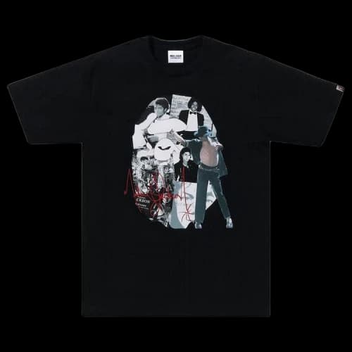 BAPE x Michael Jackson Album Jacket Ape Head Tee 'Black'