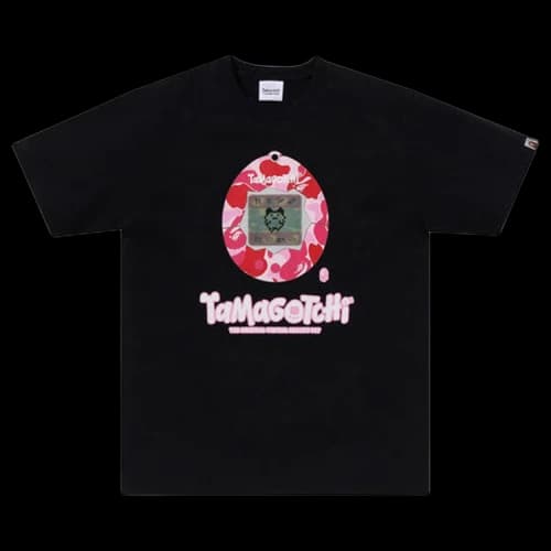 BAPE x Tamagotchi Tee #2 'Black/Pink'