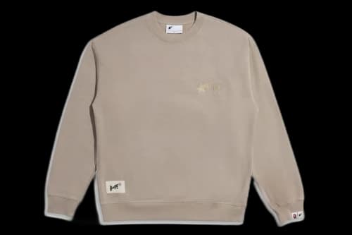 BAPE x Highsnobiety Crewneck Beige