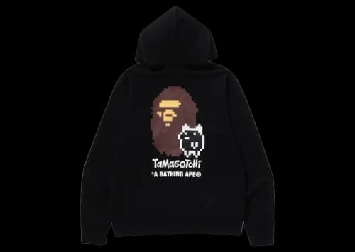 BAPE x Tamagotchi Pullover Hoodie Gray