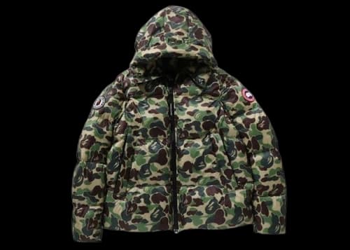 BAPE x Canada Goose Crofton Puffer Jacket Grey