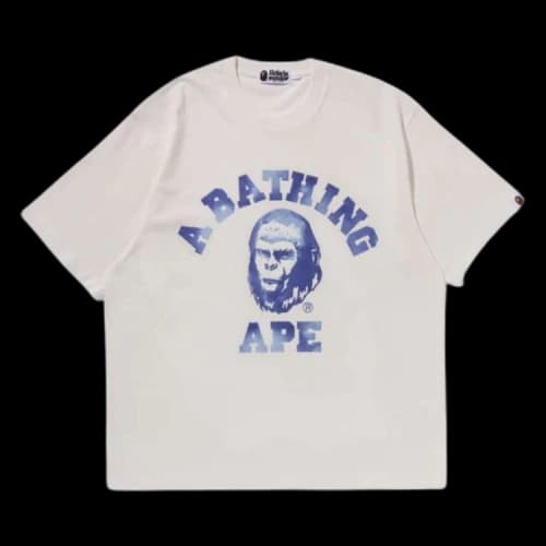 BAPE College Graphic Tee 'Ivory'