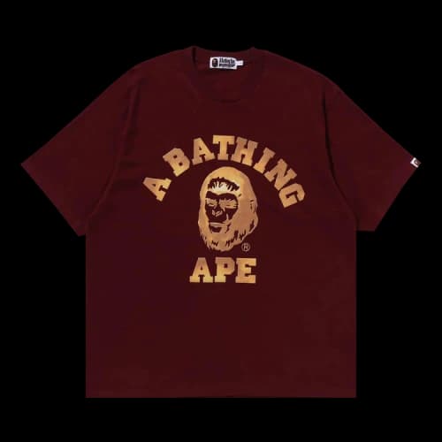 BAPE College Graphic Tee 'Red'