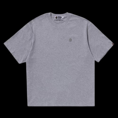 BAPE Tonal Ape Head One Point Tee 'Grey'
