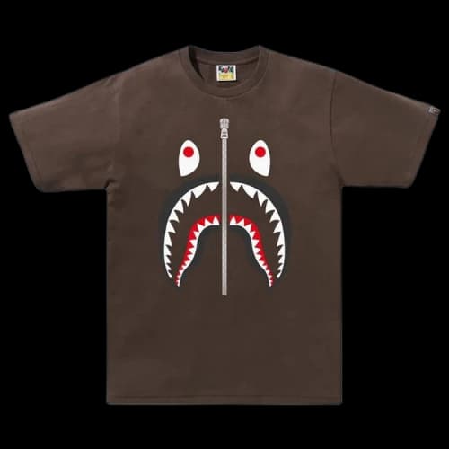 BAPE Shark Tee 'Brown'