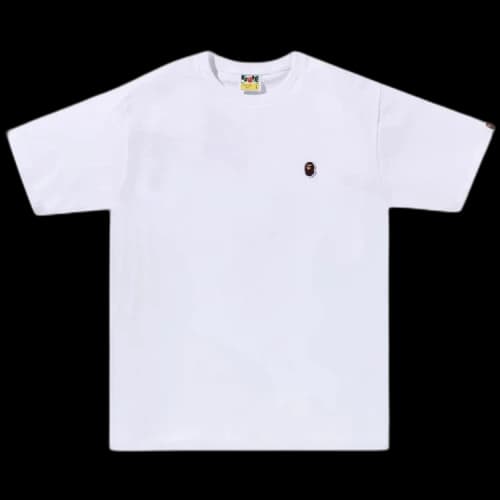 BAPE Ape Head One Point Tee 'White'