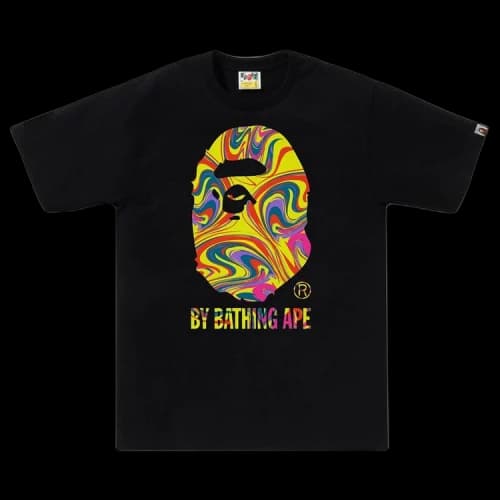 BAPE Marbling By Bathing Ape Tee 'Black'