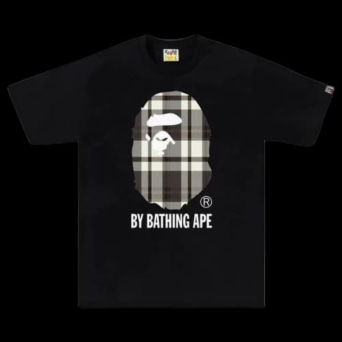 BAPE Check By Bathing Ape Tee 'Black'