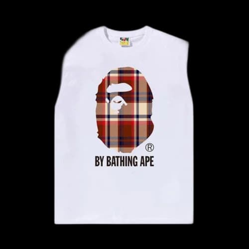 BAPE Check By Bathing Ape Tee 'White'