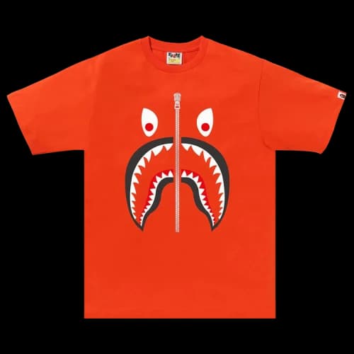 BAPE Mad Shark Tee 'Orange'