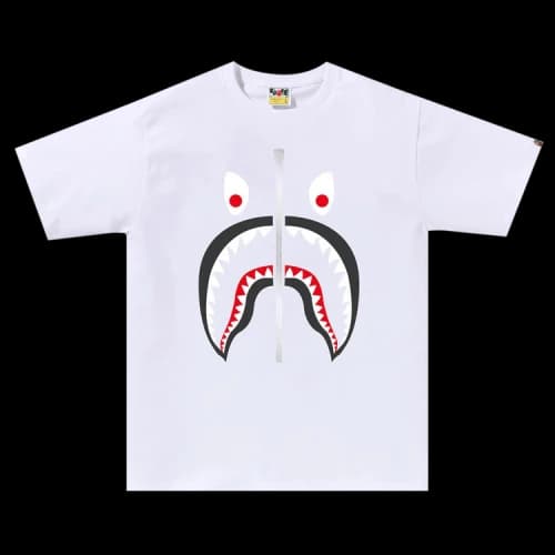BAPE Mad Shark Tee 'White'