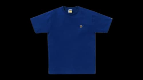 BAPE Bee One Point Tee Tee Blue