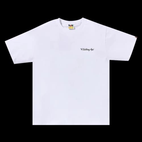BAPE 1st Camo General Made Tee 'White/Green'