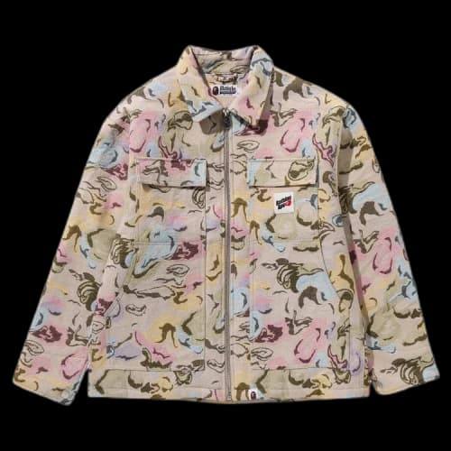 BAPE Art Camo Gobelin Work Jacket 'Multicolor'