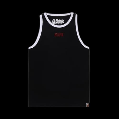 BAPE Crystal Stone Tank Top 'Black'