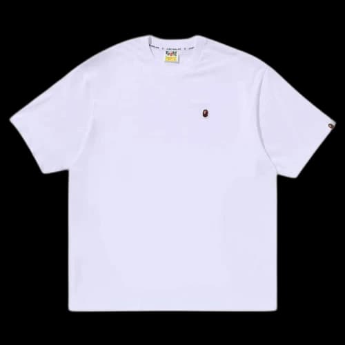 BAPE Ape Head One Point Relaxed Fit Tee 'White'