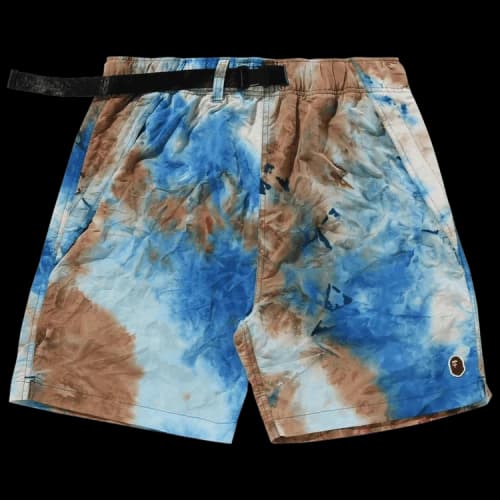 BAPE Chusen One Point Easy Shorts 'Blue'