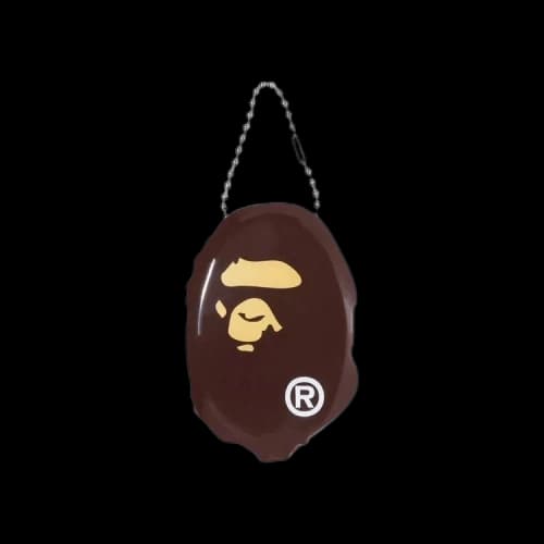 BAPE Ape Head Coin Case 'Brown'