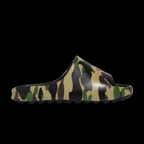 BAPE 1st Camo Slide Sandal 'Yellow'