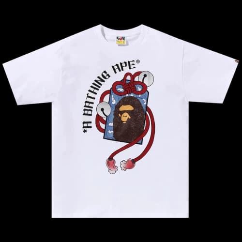 BAPE Japanese Traditional Charm Tee 'White'