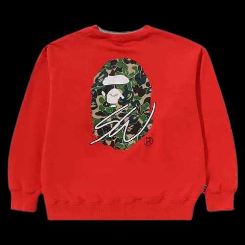 BAPE x Sean Wotherspoon 4Way Crewneck 'Red'