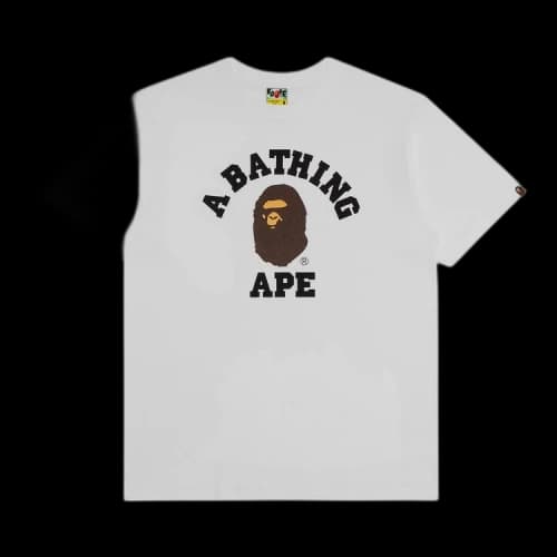 BAPE College Tee 'White'