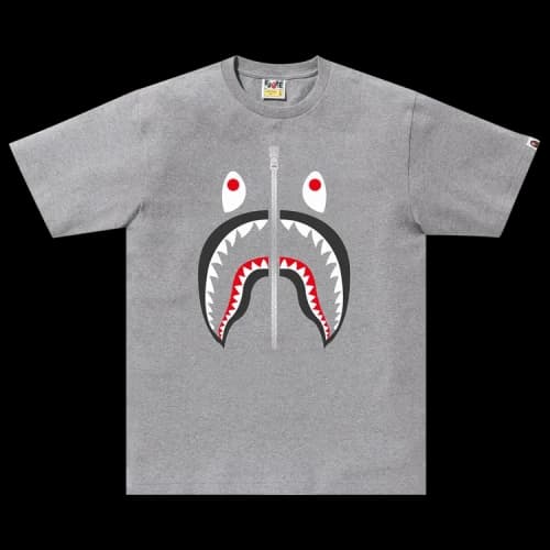 BAPE Shark Tee 'Grey'
